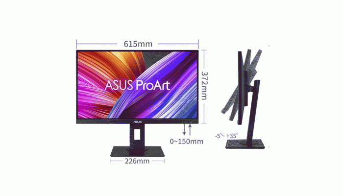 ASUS ProArt PA278QEV (2K 2560x1440) Monitor 